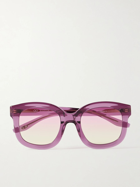  Barton Perreira Barton Perreira - Quannah D-frame Acetate Sunglasses - Pink 