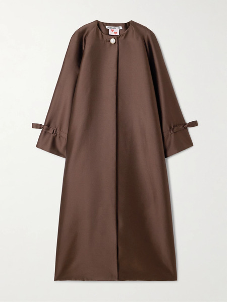  Bernadette Bernadette - David Satin-twill Coat - Brown 