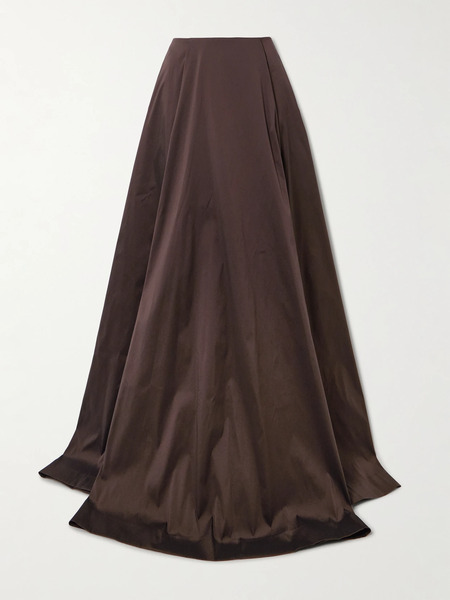  Bernadette Bernadette - Kennedy Taffeta Maxi Skirt - Brown 