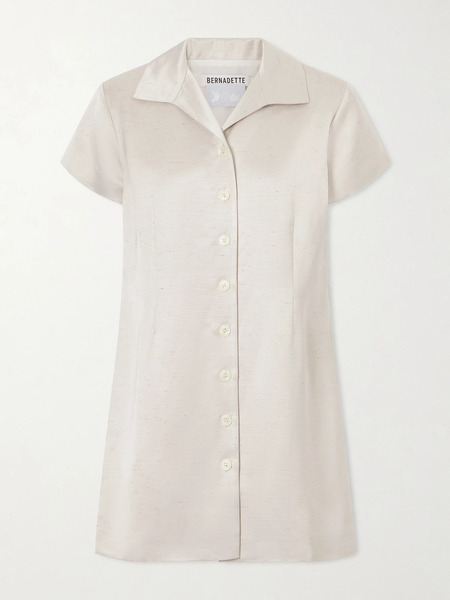  Bernadette Bernadette - York Dupioni Dress - Beige 