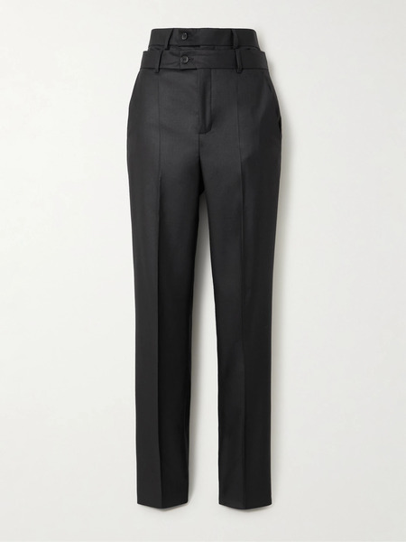  Bettter Bettter - Wool-blend Straight-leg Pants - Black 