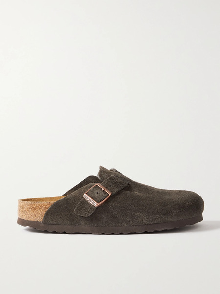  Birkenstock Birkenstock - Boston Suede Clogs - Brown 