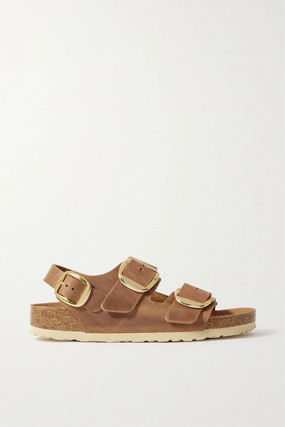  Birkenstock Birkenstock - Milano Leather Sandals - Brown 