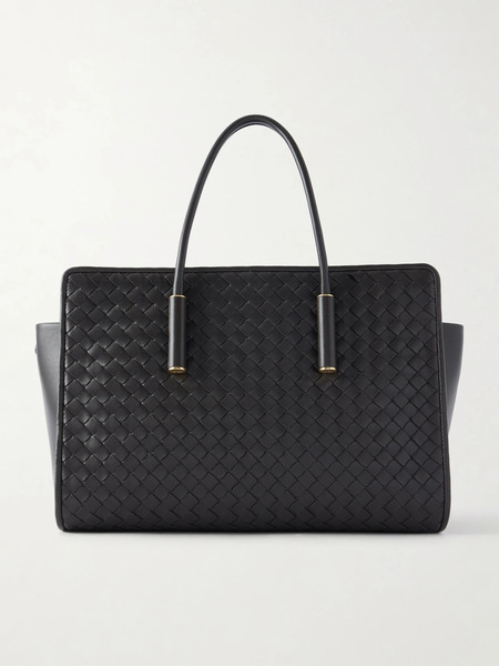  Bottega Veneta Bottega Veneta - Barbara Intrecciato Leather Shoulder Bag - Brown 