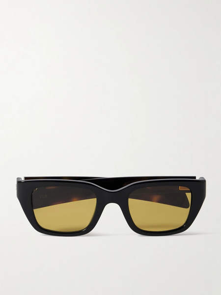  Bottega Veneta Eyewear Bottega Veneta Eyewear - Ribbon Square-frame Acetate Sunglasses - Black 