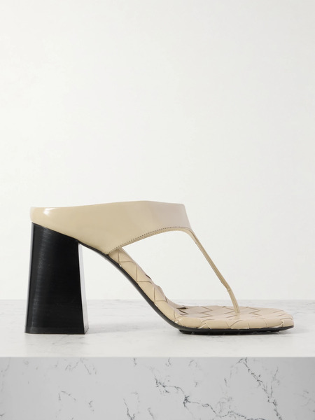  Bottega Veneta Bottega Veneta - Leather Sandals - Ivory 