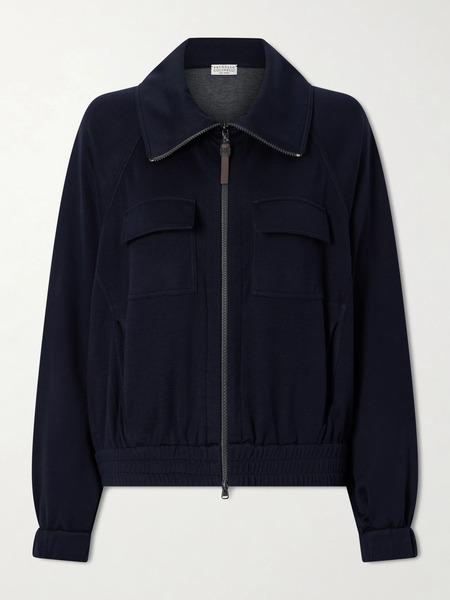 Brunello Cucinelli Brunello Cucinelli - Cotton-blend Jacket - Navy 