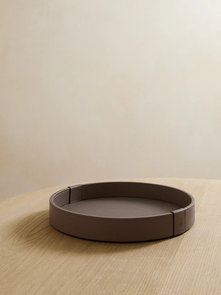  Brunello Cucinelli Brunello Cucinelli - Leather Tray - Light Brown 