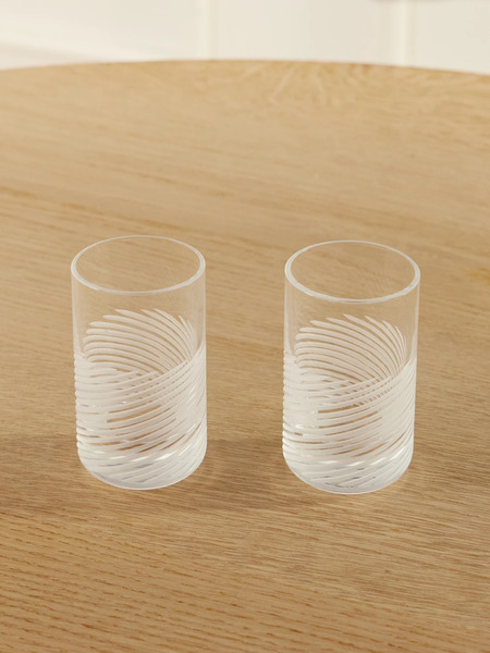  Brunello Cucinelli Brunello Cucinelli - Set Of Two Whisky Glasses - Clear 