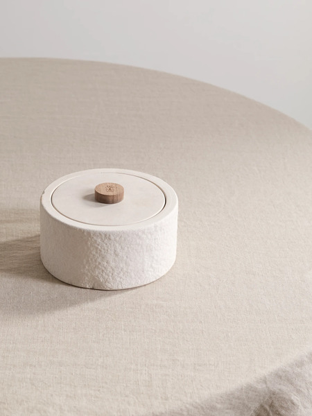  Brunello Cucinelli Brunello Cucinelli - Walnut Wood And Stone Box - Neutral 