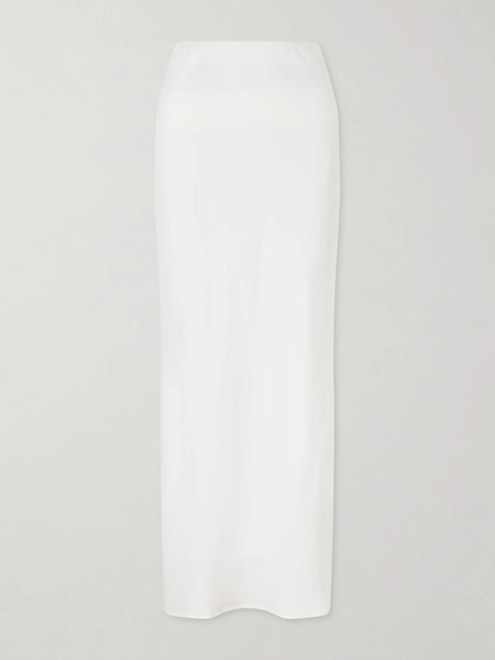  Brunello Cucinelli Brunello Cucinelli - Woven Maxi Skirt - White 