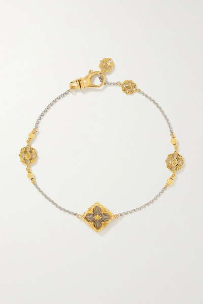  Buccellati Buccellati - Opera Tulle 18-karat Yellow And White Gold Bracelet - L 
