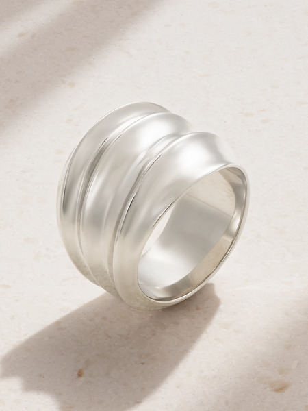  By Pariah By Pariah - Flux Recycled Sterling Silver Ring - 54 