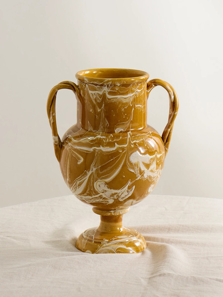  Cabana Cabana - Amphora Ceramic Vase - Pastel Orange 