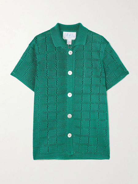  Calle Del Mar Calle Del Mar - Crocheted Shirt - Green 