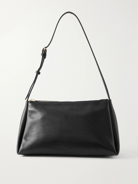  Calvin Klein Collection Calvin Klein Collection - Aurelis Leather Shoulder Bag - Black 