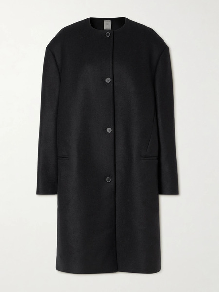  Calvin Klein Collection Calvin Klein Collection - Cora Wool And Cashmere-blend Coat - Black 