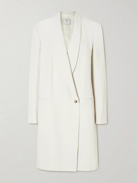  Calvin Klein Collection Calvin Klein Collection - Evelyn Wool Coat - White 
