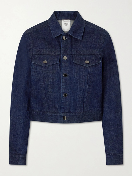  Calvin Klein Collection Calvin Klein Collection - Lynette Wool-denim Jacket - Dark Denim 
