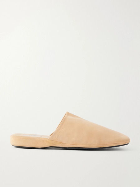  Calvin Klein Collection Calvin Klein Collection - Suede Slippers - Mustard 