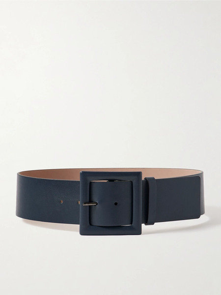  Carolina Herrera Carolina Herrera - Icon Leather Belt - Navy 