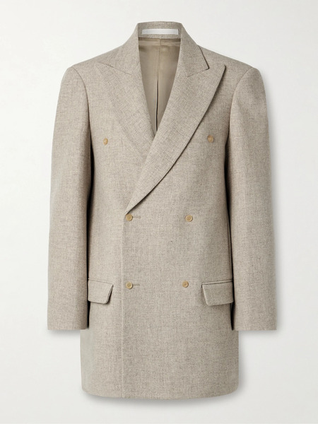  Carven Carven - Double-breasted Wool Blazer - Beige 