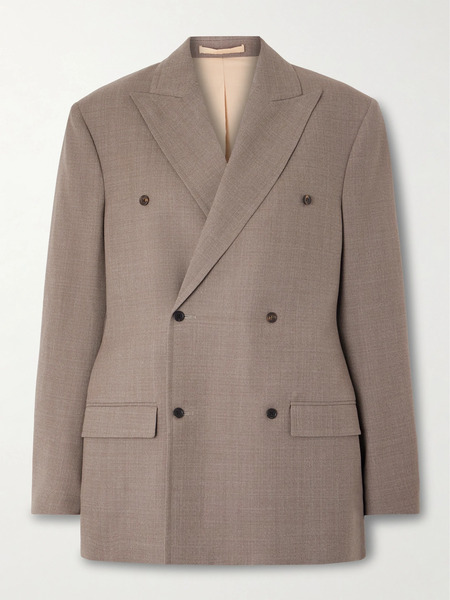 Carven Carven - Double-breasted Wool Blazer - Beige 