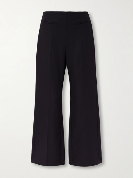  Carven Carven - Grain De Poudre Wool Flared Pants - Black 