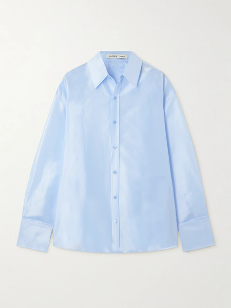  Carven Carven - Oversized Organza Shirt - Light Blue 