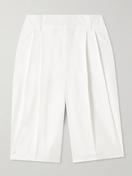  Carven Carven - Pleated Gabardine Shorts - White 