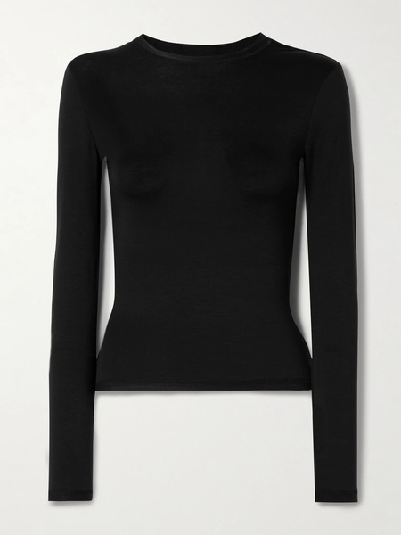  Cdlp Cdlp - Lyocell-blend T-shirt - Black 