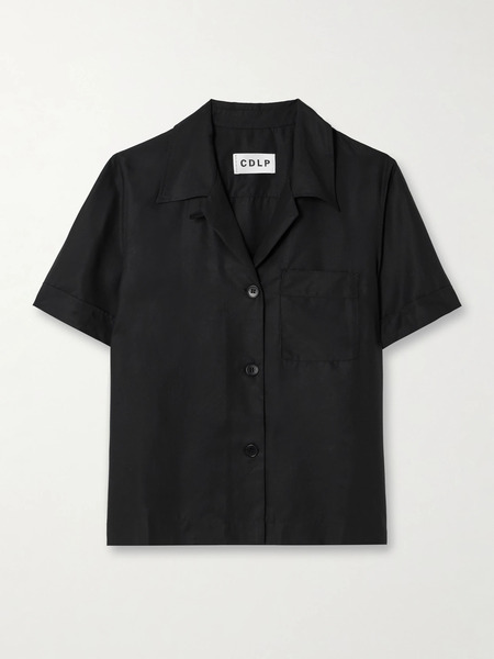  Cdlp Cdlp - Lyocell Pajama Shirt - Black 