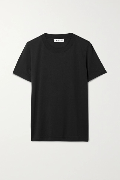  Cdlp Cdlp - + Net Sustain Tencel Lyocell And Cotton-blend T-shirt - Black 