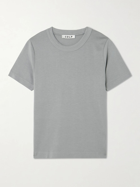 Cdlp Cdlp - Tencel™ Lyocell And Cotton-blend T-shirt - Light Gray 