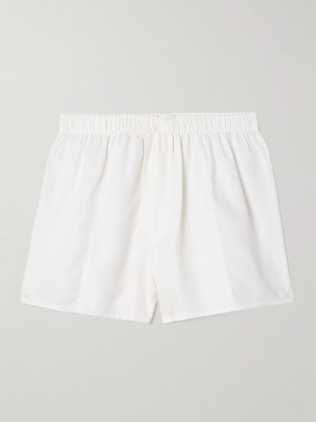  Cdlp Cdlp - Tencel™️ Lyocell Pajama Shorts - White 