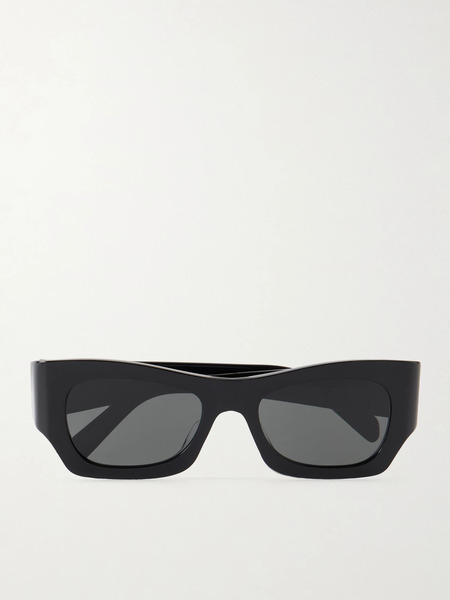  Celine Eyewear Celine Eyewear - Square-frame Acetate Sunglasses - Black 