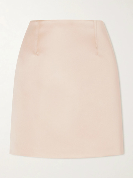  Chloé Chloé - Duchesse-satin Mini Skirt - Baby Pink 