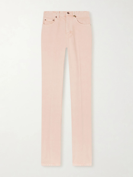  Chloé Chloé - High-rise Slim-leg Jeans - Pastel Pink 