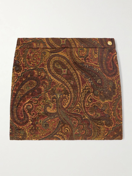  Chloé Chloé - Jacquard Mini Skirt - Brown 