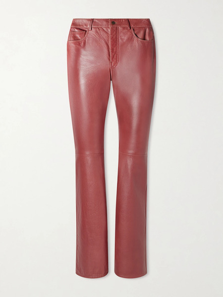  Chloé Chloé - Leather Flared Pants - Fr 40 