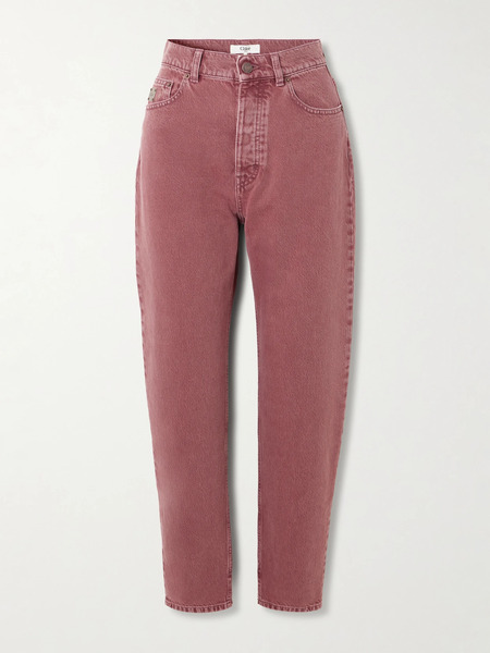  Chloé Chloé - Organic Mid-rise Tapered Jeans - Pink 