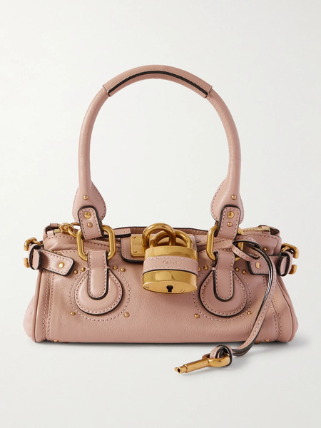  Chloé Chloé - Paddington Embellished Leather Tote - Neutral 