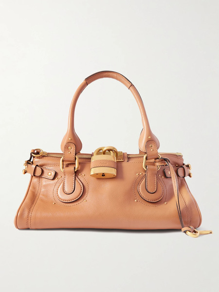  Chloé Chloé - Paddington Embellished Leather Tote - Tan 