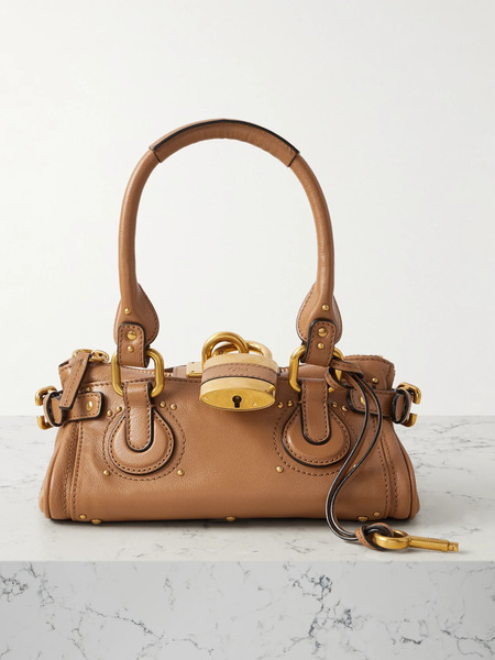  Chloé Chloé - Paddington Embellished Leather Tote - Tan 