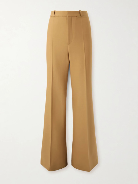  Chloé Chloé - Wool Straight-leg Pants - Light Brown 