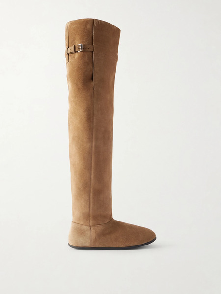  Christen Christen - Santiago Leather Knee Boots - Bronze 