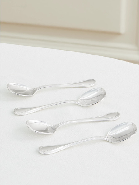  Christofle Christofle - Albi Set Of Four Silver-plated Ice Cream Spoons - One Size 
