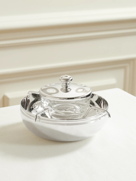  Christofle Christofle - Albi Silver-plated Caviar Serving Set - One Size 