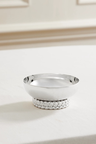  Christofle Christofle - Babylone Small Silver-plated Bowl - One Size 