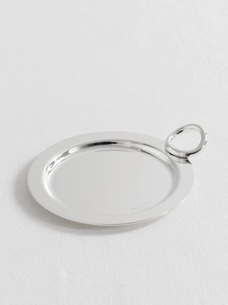  Christofle Christofle - Vertigo Silver-plated Coaster - One Size 